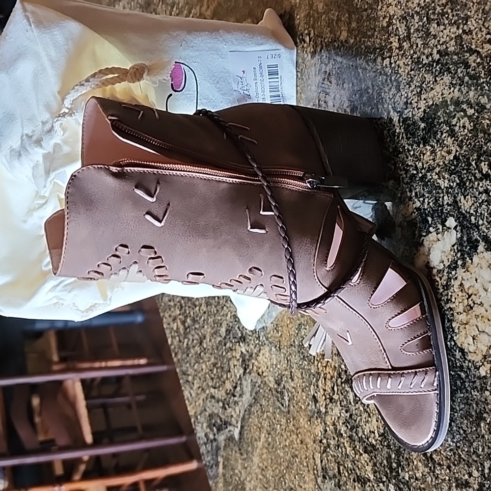 Aztec booties